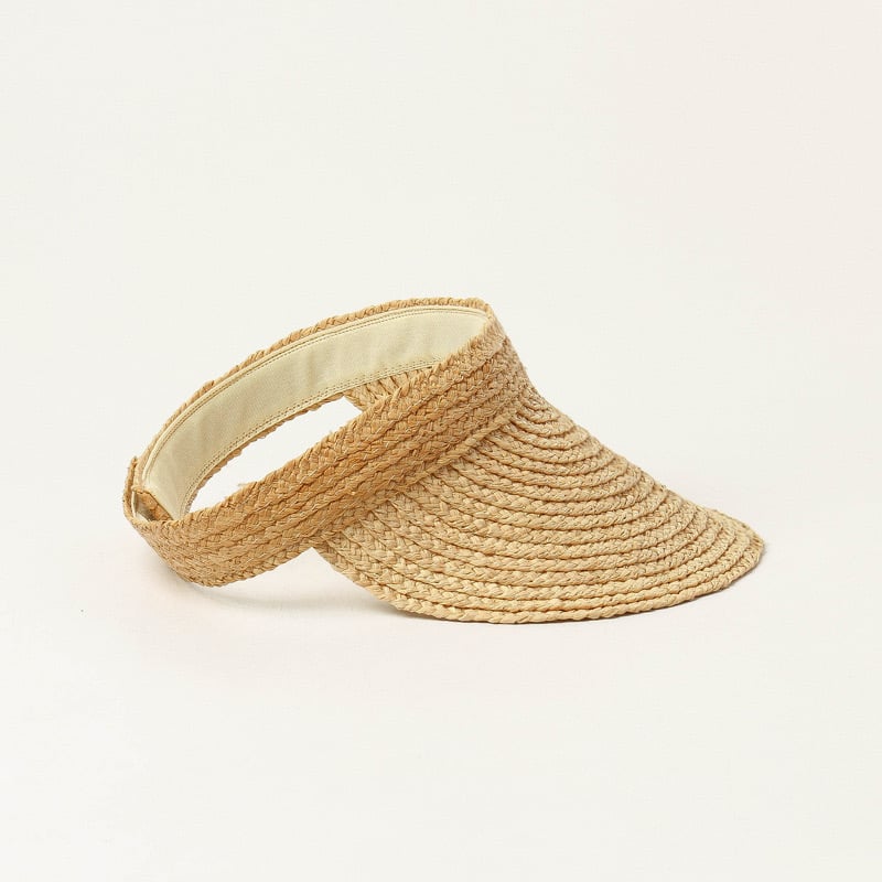 With Sports Style  Raffia Cap Hat