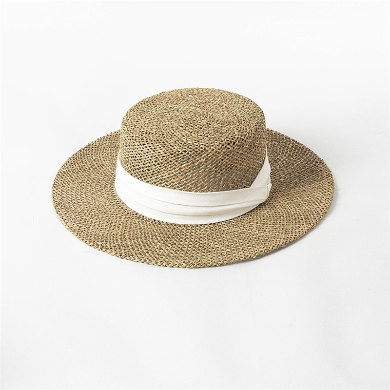 Ribbon Bow Straw Hat