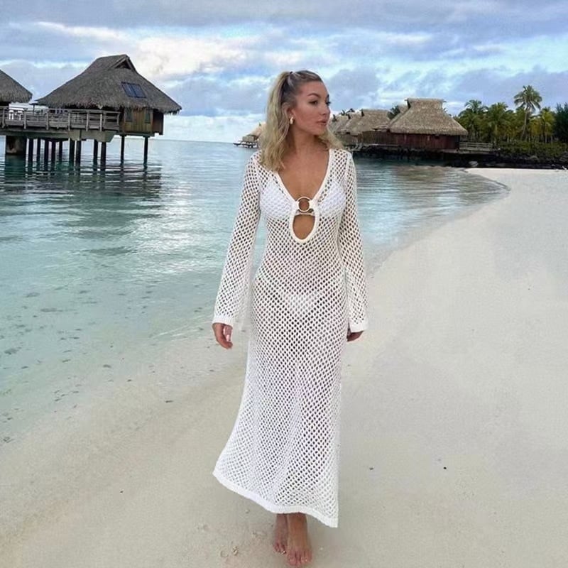 Sexy Knitted Cover Up Women Swimwear