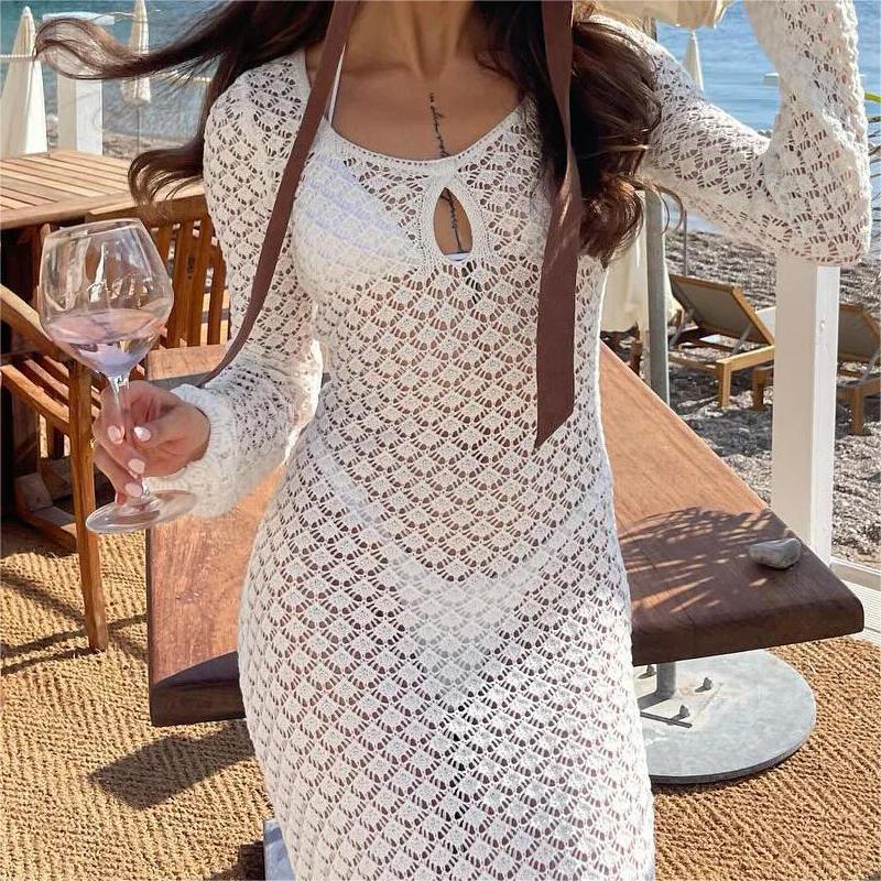 Long Sleeve Knit Maxi Dress