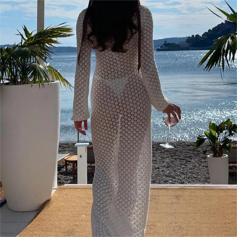 Long Sleeve Knit Maxi Dress