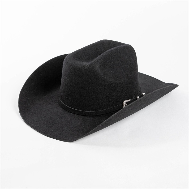 Western Felt Hat  With Belt