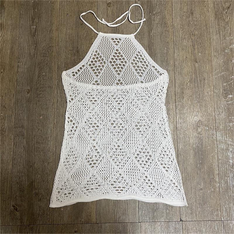 Summer Sexy Crochet Hollow Out Cover Up Dress