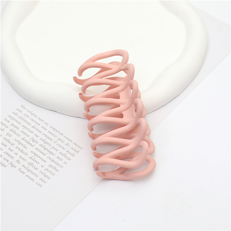 Matte Plastic Women Hair Clip