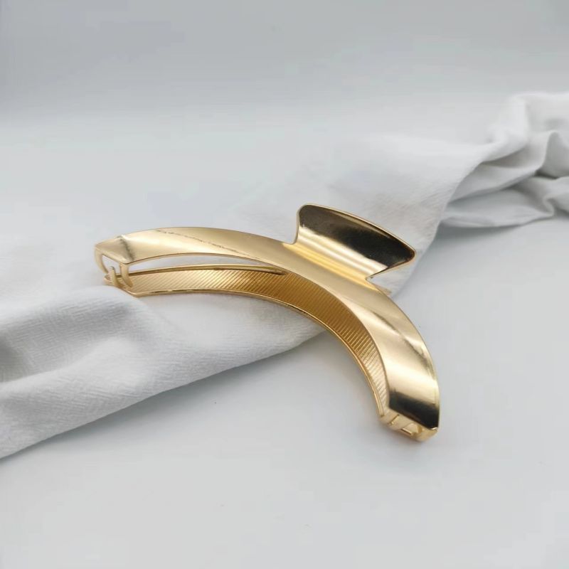 C Crescent Shape Metal Hair Claw Clip