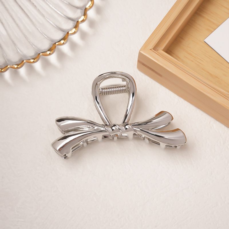 Bowknot Metal Middle Large Hair Claw Clip