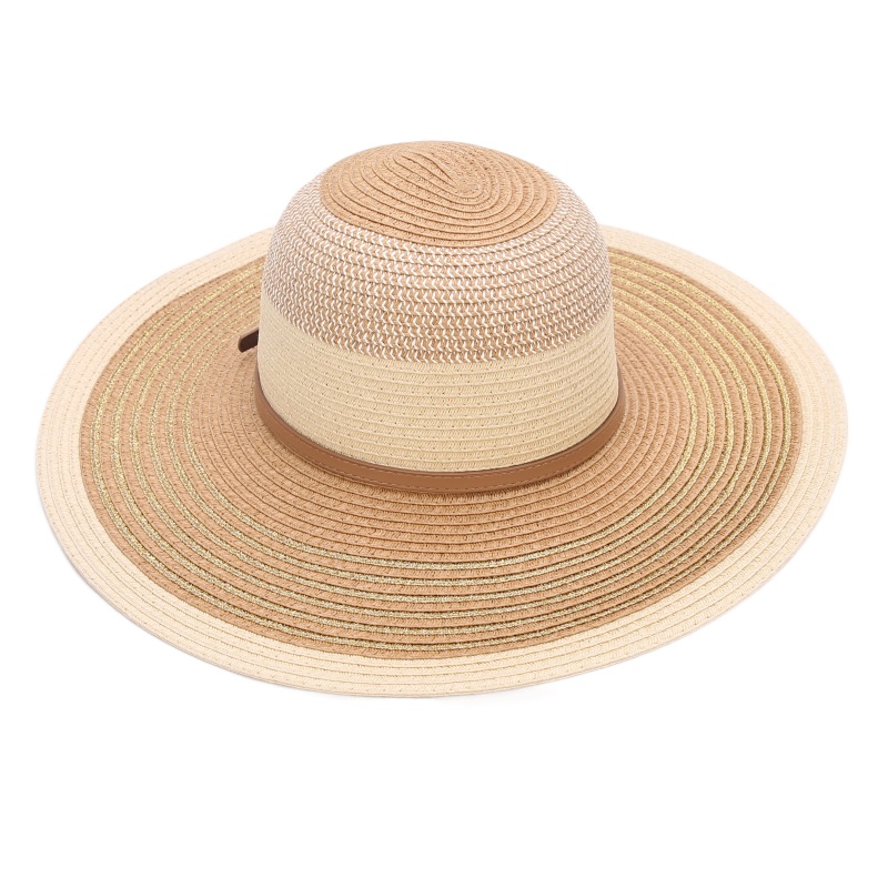 Wide Round With Belt Embilishment Sun Hat