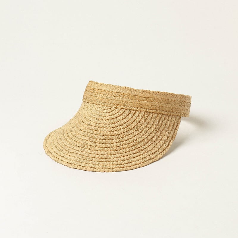 With Sports Style  Raffia Cap Hat