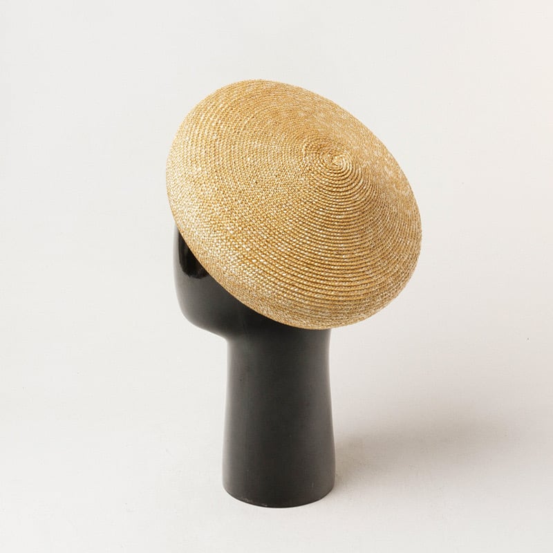 Fine Straw Hand-woven Beret