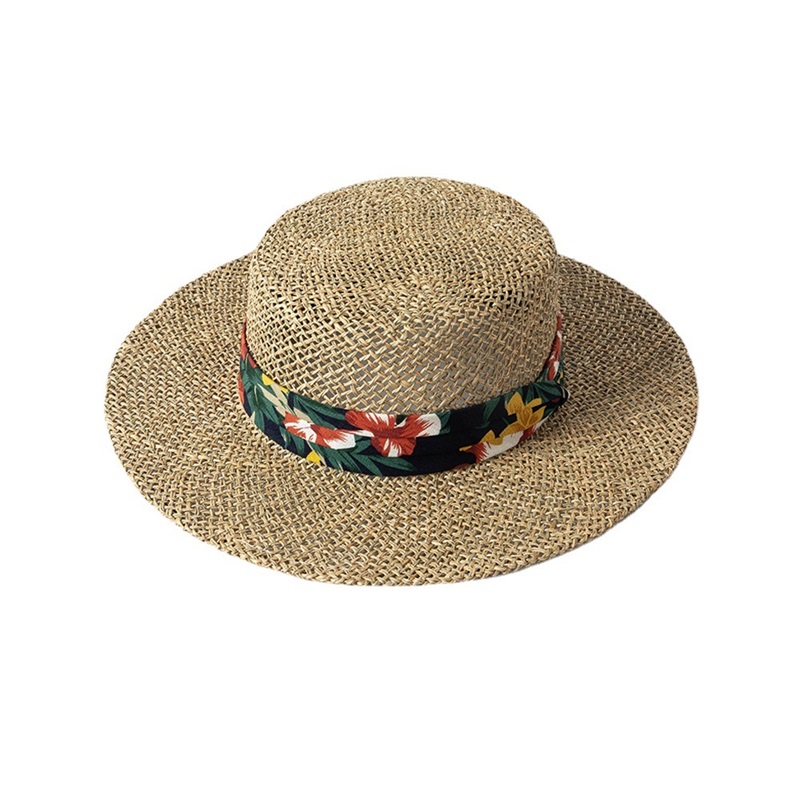 Ribbon Bow Straw Hat