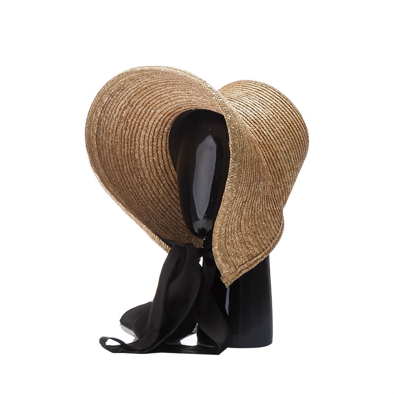 Classic Elegant Girl Straw Hat