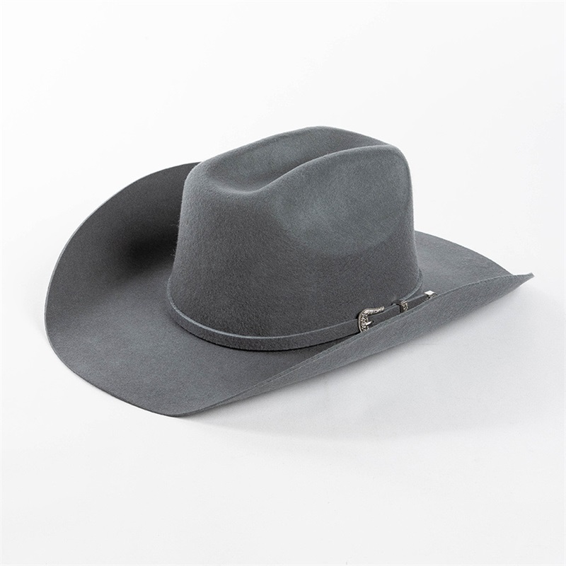 Western Felt Hat  With Belt