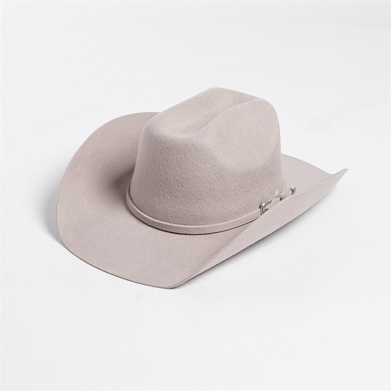 Western Felt Hat  With Belt