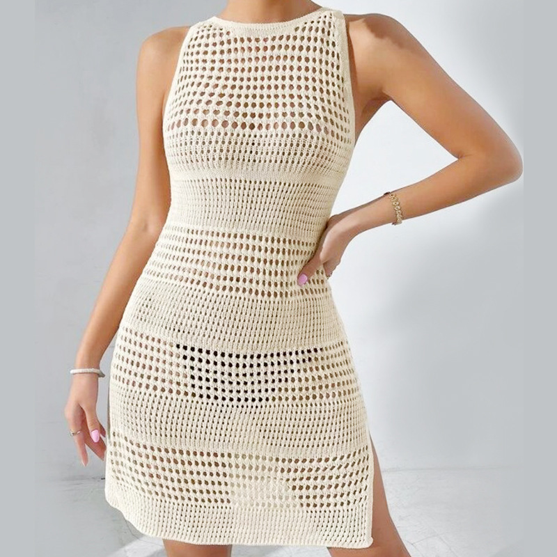 2024 Hot Sale Hollow-out Knitwear Beach Dress