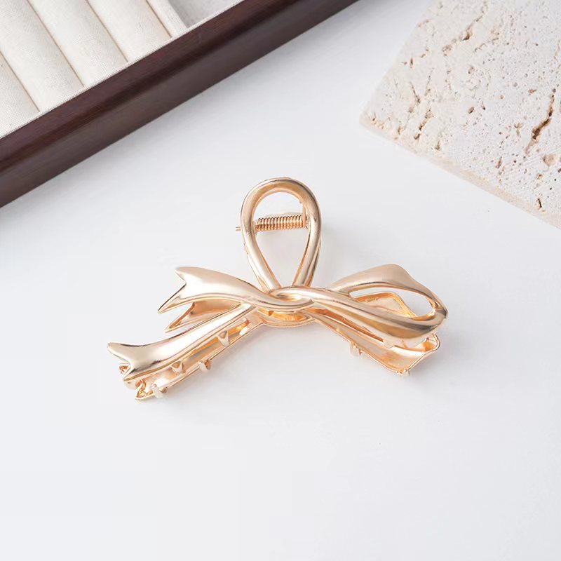 Bowknot Metal Hair Claw Clip