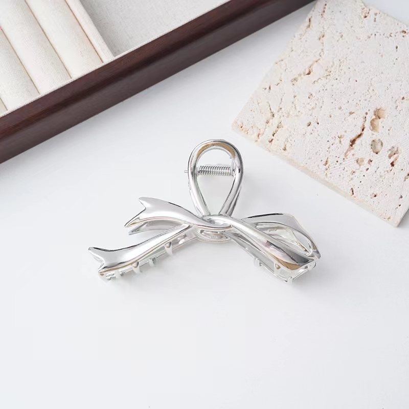 Bowknot Metal Hair Claw Clip