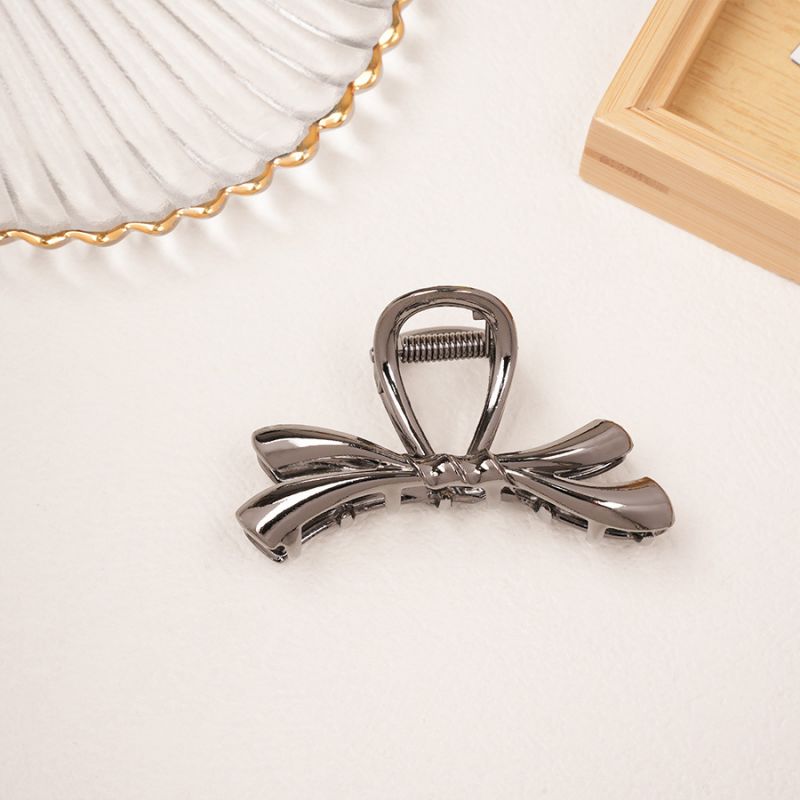 Bowknot Metal Middle Large Hair Claw Clip