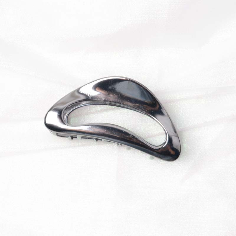 Big D Shaped 12.5cm Metal Hair Claw Clips