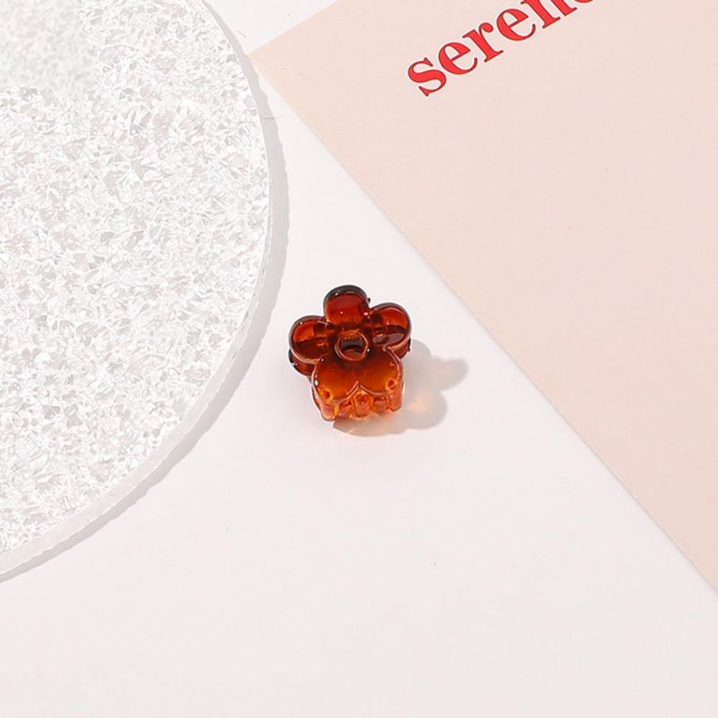 Small Flower Shiny/Matt/Transparent Plastic Claw Clip