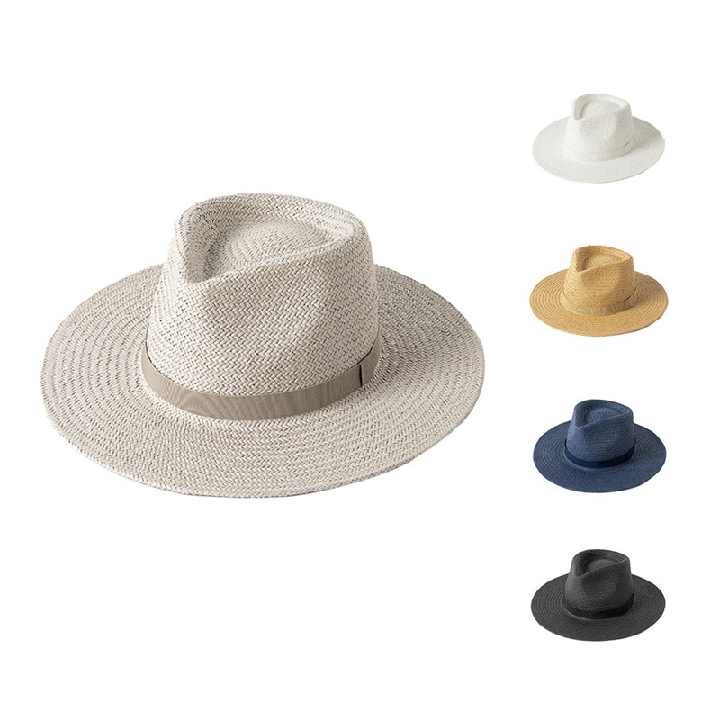 Lightweight Ribbon Straw Hat