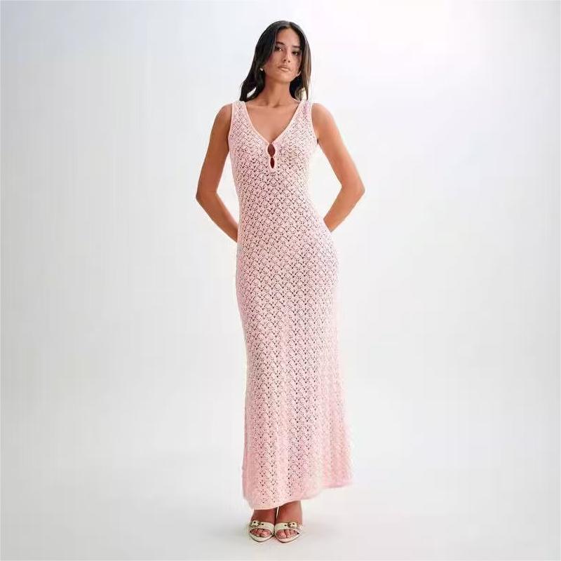 Fashion Women V Neck Long Beachwear