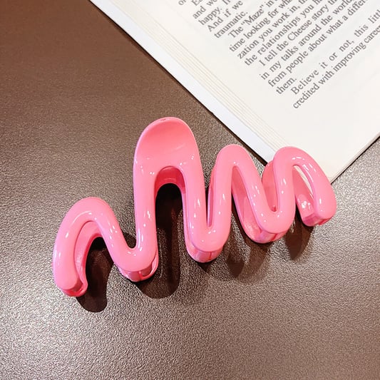 Shiny Plastic Hair Clip