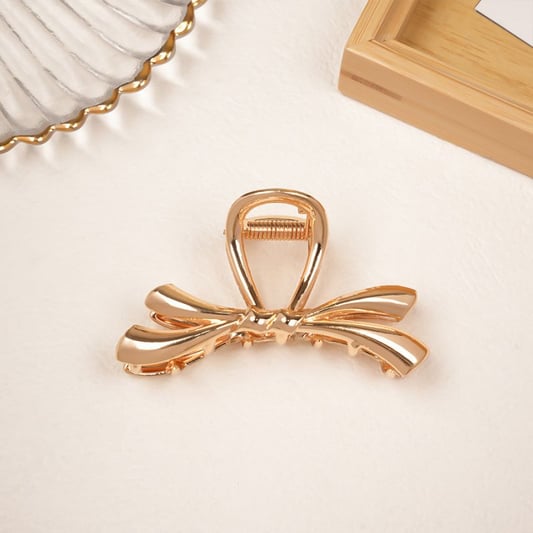 Bowknot Metal Middle Large Hair Claw Clip