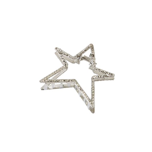 Alloy Hollow Five-pointed Star Hair Claw Clip