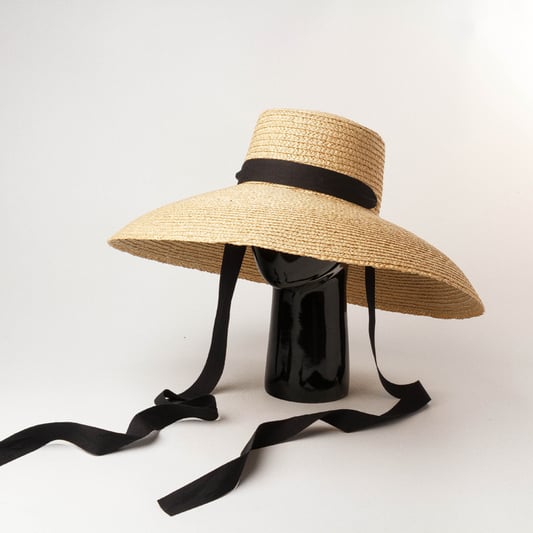 Cotton Chin Ties Sun Hat