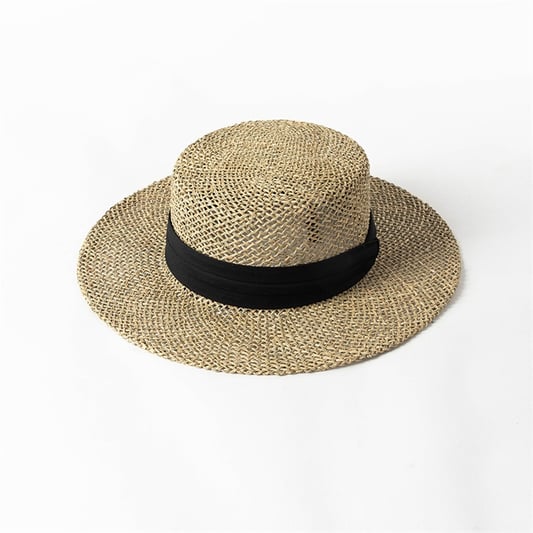 Ribbon Bow Straw Hat